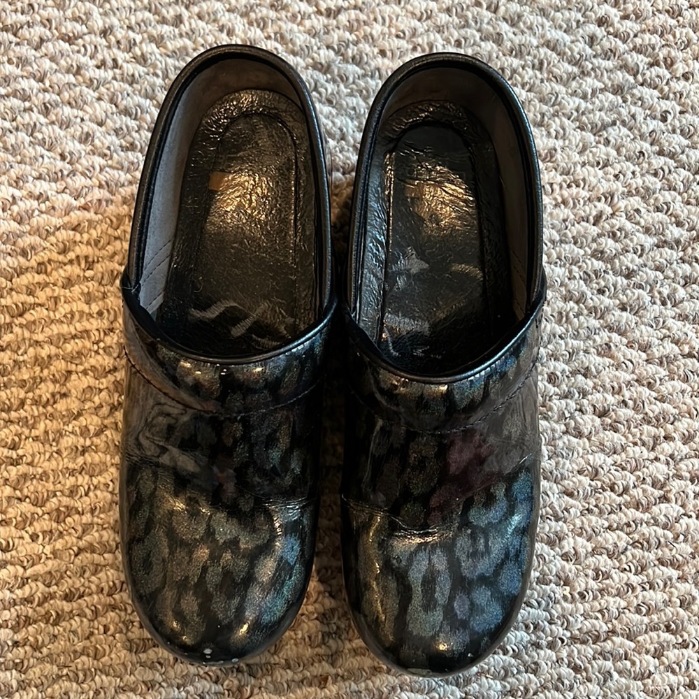 Dansko Pro Xp Leopard Print Clogs - image 1